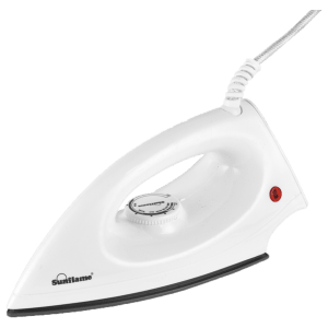 Sunflame Opal 750 Watts Dry Iron (Light weight, White)