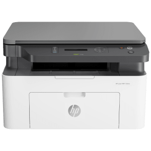 HP Laser 136nw Wireless Black & White Multi-Function Laserjet Printer (Mobile Printing Capability, 4ZB87A, White)