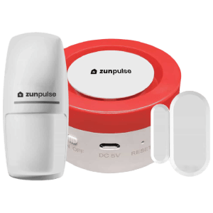 zunpulse Personal Safety Alarm (40 dB, Door Sensor, ZUNSSEC, White)