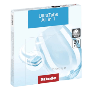 Miele Ultra Cleaning Detergent For Dishwasher (20 Tablets, 21995528, White)