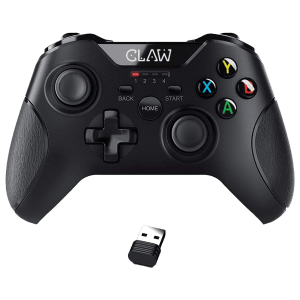 Claw Shoot Wireless Controller for PC (Rubberized Textured Grip, Black)