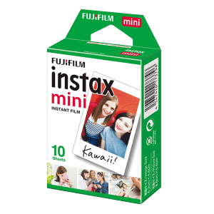 FUJIFILM Instax Mini Pack of 10 Film Sheets (Glossy Finish, 16386004, White)