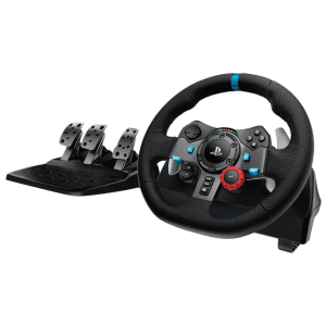 logitech G29 Driving Force Wired Controller for Playstation 4, Playstation 5, Windows, Mac (Touchpad, 941-000143, Black)