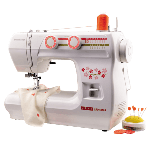 USHA Sewing Machine Wonder Stitch with Cover (2011700014, White)