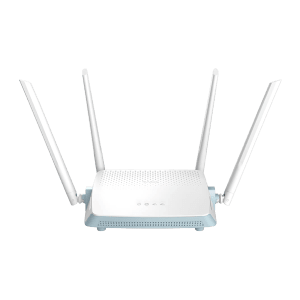 D-Link AC1200 Dual Band 867 Mbps Wi-Fi 5 Smart Router (4 Antennas, 4 LAN Ports, Voice Assistant Supported, R12, White)