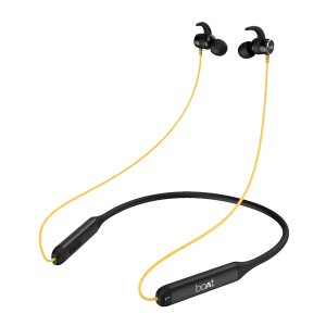 boAt Rockerz 330 Neckband (IPX5 Water Resistant, ASAP Charge, Blazing Yellow)