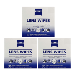 ZEISS Cleaning Wipes for Lens (30 Count, ZLW30, Blue/White)