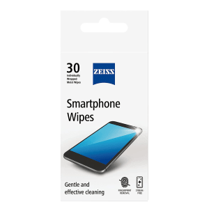 ZEISS Moist Wipes for Smartphones (30 Count, ZSW30, White)