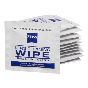 ZEISS Pre-Moistened Wipes for Lens (100 Count, ZKW100, White)