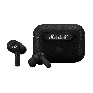 Marshall Motif TWS Earbuds with Active Noise Cancellation (Water & Scratch Resistant, Upto 6 Hours Playback, Black)