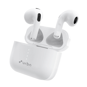 urbn Beat 600 TWS Earbuds with Noise Isolation (IPX5 Water & Sweat Resistant, Upto 20 Hours Playback, White)