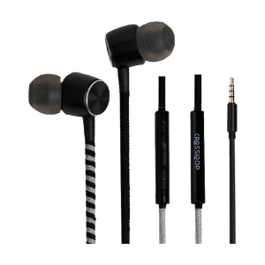 CROSSLOOP Pro Series CSLE011-E Earphone with Mic (In Ear, Black and Grey)