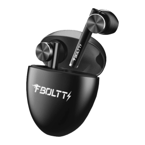 FIRE-BOLTT BE1300 In-Ear Noise Isolation Truly Wireless Earbuds with Mic (Bluetooth 5.0, Automatic Pairing, Black)