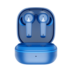 boAt Airdopes 418 TWS Earbuds with Active Noise Cancellation (IPX4 Water Resistant, IWP Technology, Blue Thunder)