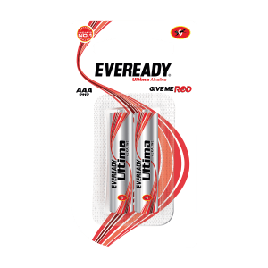 EVEREADY AAA Alkaline Battery (2112 BP2, Red)