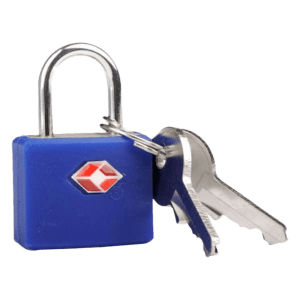 TRAVEL BLUE Identi Keys Locks (TSA Approved, TB-027B, Bright Blue)