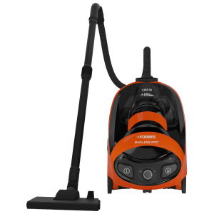 EUREKA FORBES Bagless Pro 1380W Dry Vacuum Cleaner with Cyclonic Technology (Easy Dust Disposal, Orange & Black)