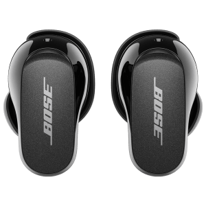 BOSE QuietComfort II TWS Earbuds with Active Noise Cancellation (IPX4 Water Resistant, Up to 6 Hours Playback, Triple Black)