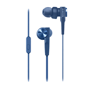 SONY MDR-XB55AP/LQIN Wired Earphone with Mic (In Ear, Blue)