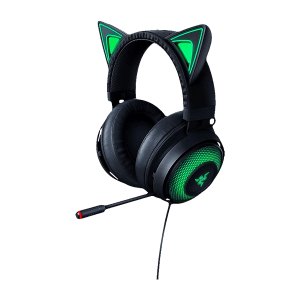 RAZER Kraken Kitty RZ04-02980100-R3M1 Wired Gaming Headset with Active Noise Cancellation (Stream Reactive Lighting, Over Ear, Black)