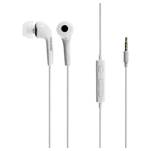 SAMSUNG EHS64AVFWECINU Wired Earphone with Mic (In Ear, White)