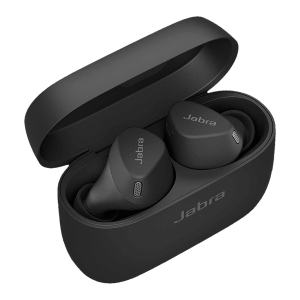 Jabra Elite 4 Active TWS Earbuds with Active Noise Cancellation (IP57 Water & Sweatproof, 28 Hours Playback, Black)