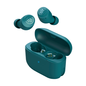 JLAB Go Air Pop IEUEBGAIRPOPRTEL12 TWS Earbuds (IPX4 Sweat & Water Resistant, 32 Hours Playback, Teal)