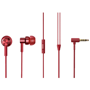 Redmi BHR4206IN Wired Earphone with Mic (In Ear, Red)