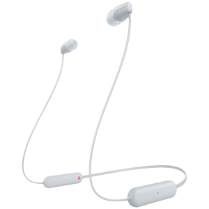 SONY WI-C100 Neckband (IPX4 Sweat & Splashproof, 25 Hours Playtime, White)