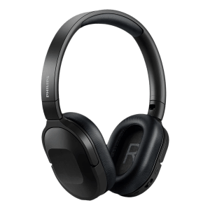 PHILIPS TAH6506BK/00 Bluetooth Headphone with Mic (30 Hours Playback, Over Ear, Black)