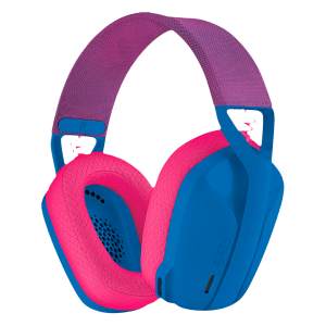 logitech G435 981-001063 Bluetooth Gaming Headphone (18 Hours Playback, Over Ear, Blue/Raspberry)