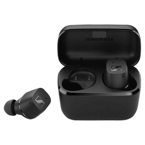 SENNHEISER CX 200 TW1 TWS Earbuds with Passive Noise Cancellation (IPX4 Splash Resistant, 27 Hours Playback, Black)