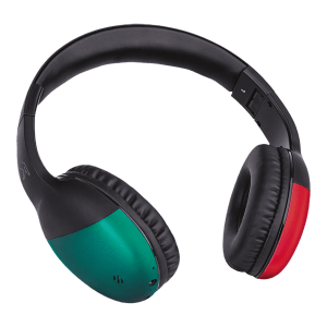 fingers Sugar-n-Spice Pro Bluetooth Headphone with Mic (13 Hours Playback, Over Ear, Ruby Red/Emerald Green)