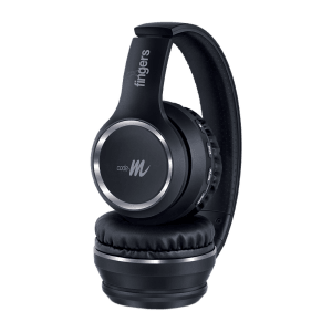 fingers Tap-2-Beat Bluetooth Headphone with Mic (Majestic Bass, On Ear, Jet Black)