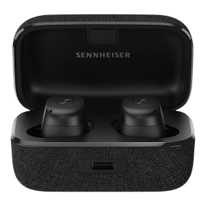 SENNHEISER MTW3 TWS Earbuds with Active Noise Cancellation (IPX4 Splash Resistant, 28 Hours Playback, Black)