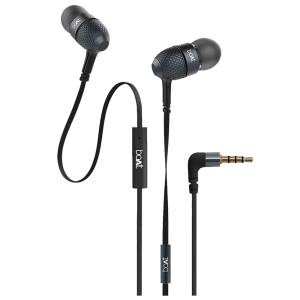 boAt BassHeads 228 Wired Earphone with Mic (In Ear, Black)