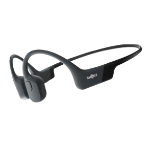 SHOKZ OpenRun Bone Conduction Bluetooth Headphone with Noise Isolation (IP67 Waterproof, 8 Hours Playtime, Black)