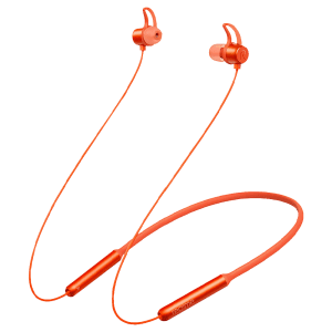 realme Buds ACCFHX58HCGJXGGF Neckband (IPX4 Sweat Resistant, 12 Hours Playtime, Orange)