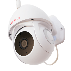 CP PLUS Ezykam HD WiFi CCTV Security Camera (Google Assistant Support, CP-Z41A, White)