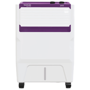 hindware Petrels 18 Litres Personal Air Cooler (Ice Chamber, 518668, White / Purple)