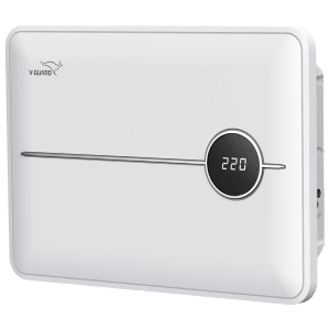 V-GUARD 15 Amps Voltage Stabilizer For Dishwasher / Washing Machine / Microwave oven / Treadmill (130 - 280 V, Digital Display, VDW 500 Prime, White)