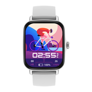 in base Urban LYF M Smartwatch with Activity Tracker (42.92mm IPS Display, IPX67 Water Resistant, Grey Strap)