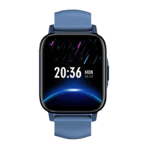 in base Urban Fit X Smartwatch with Activity Tracker (42.9mm LCD Display, IP68 Water Resistant, Blue Strap)