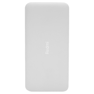 Redmi 10000 mAh 10W Fast Charging Power Bank (1 Micro USB Type B, 1 Type C & 2 Type A Ports, Two Way Fast Charging, White)