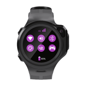 WATCHOUT Next-Gen Smartwatch with GPS (33.02mm Display, Water Resistant, Space Grey Strap)