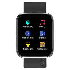 noise ColorFit Ultra 2 Smartwatch with Activity Tracker (45.2mm AMOLED Display, IP68 Water Resistant, Jet Black Strap)