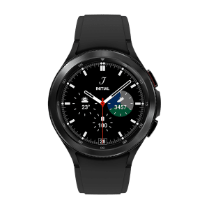 SAMSUNG Galaxy Watch4 Classic Smartwatch with Activity Tracker (46mm Super AMOLED Display, Water Resistant, Black Strap)