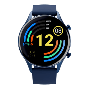 TITAN Smart Pro Smartwatch with Camera & Music Control (33.52mm AMOLED Display, 5ATM Water Resistant, Navy Blue Strap)