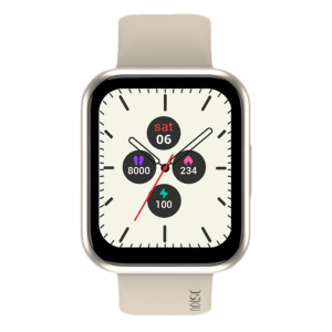 noise ColorFit Ultra Buzz Smartwatch with Bluetooth Calling (44.45mm LCD Display, IP68 Water Resistant, Champagne Grey Strap)