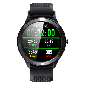 maxima Max Pro X4 Smartwatch with Activity Tracker (33.02mm IPS TFT Display, IP68 Water Resistant, Blue Strap)